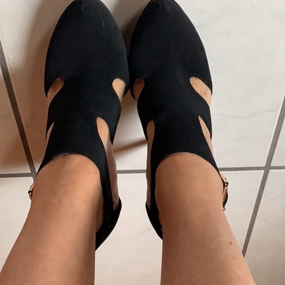 ALDO BLACK SUEDE STILETTO HEELS - Picture 10 of 11